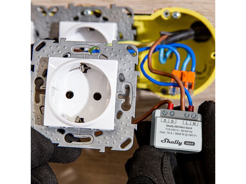 Shelly EM Mini Gen4 Energiemesser 16 A