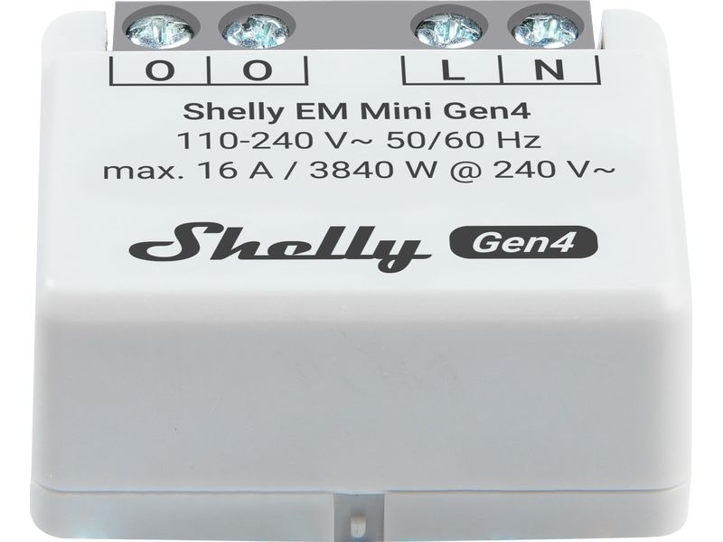 Shelly EM Mini Gen4 Energiemesser 16 A