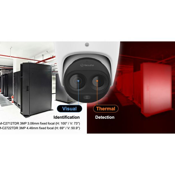Hanwha Vision Thermalkamera TNM-C2712TDR Bi-spectrum Multi-Channel