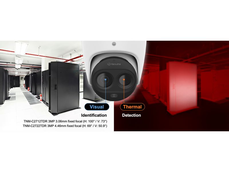 Hanwha Vision Thermalkamera TNM-C2712TDR Bi-spectrum Multi-Channel