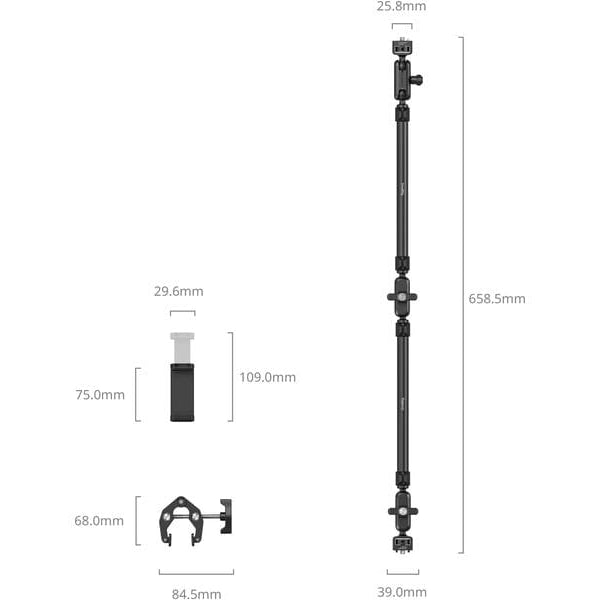 Smallrig Tischstativ Desktop Magic Arm