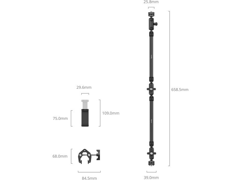 Smallrig Tischstativ Desktop Magic Arm