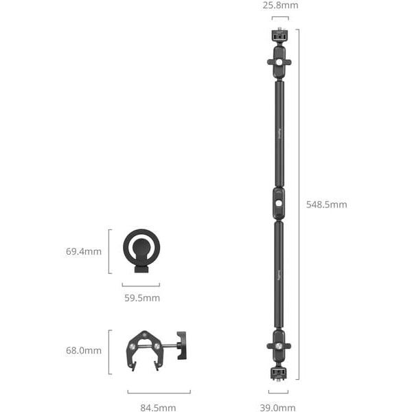 Smallrig Tischstativ Desktop Magic Arm MagSafe