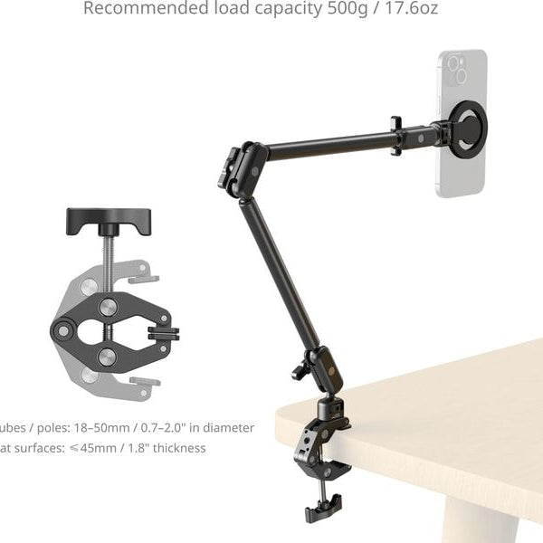 Smallrig Tischstativ Desktop Magic Arm MagSafe
