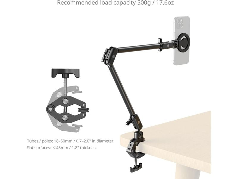 Smallrig Tischstativ Desktop Magic Arm MagSafe