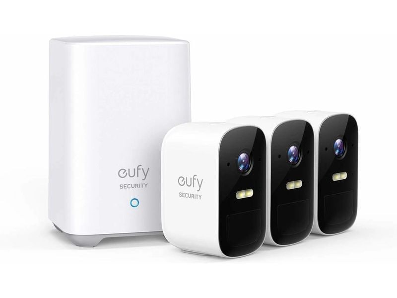 eufy Netzwerkkamera 3 x 2C + HomeBase 2