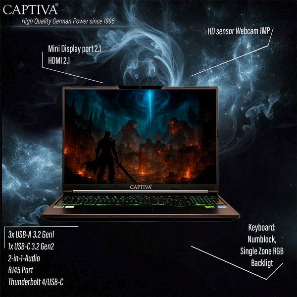 Captiva Notebook Highend Gaming  I98-135CH