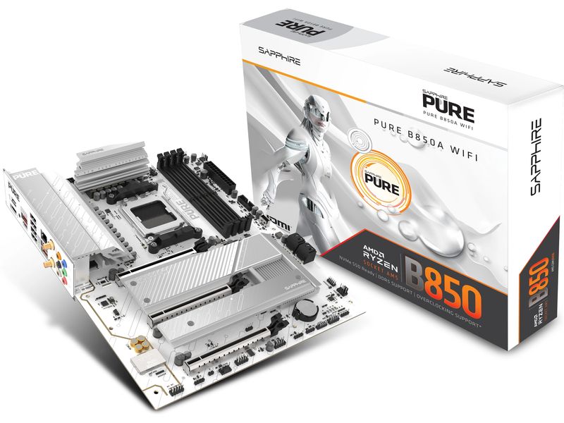 SAPPHIRE Mainboard PURE B850A WIFI 7