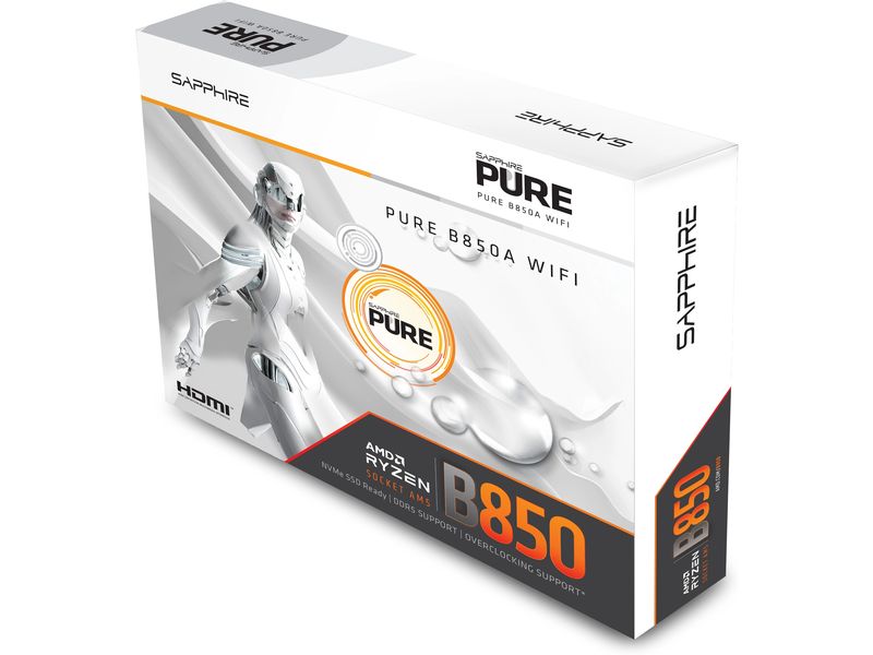 SAPPHIRE Mainboard PURE B850A WIFI 7