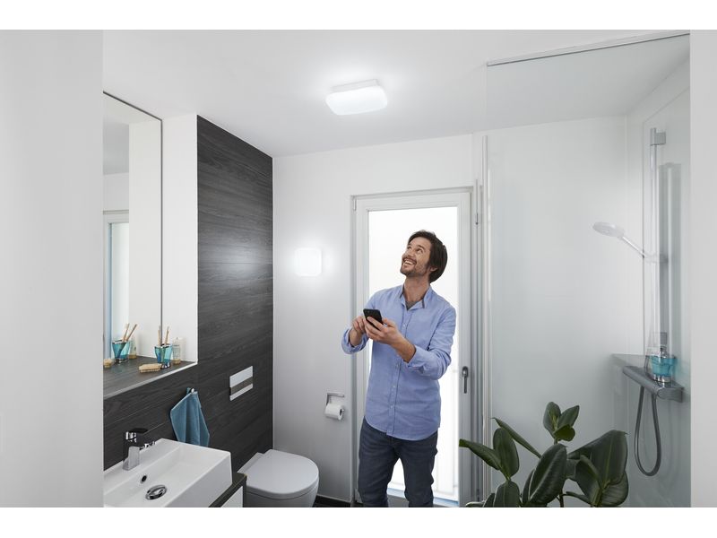 OSRAM Wandleuchte SMART+ Matter Orbis Wall Aqua 200 x 200 mm TW