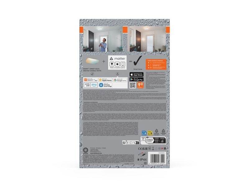 OSRAM Wandleuchte SMART+ Matter Orbis Wall Aqua 280 x 160 mm TW