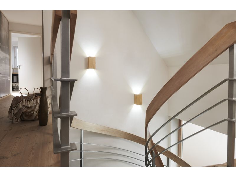 OSRAM Wandleuchte SMART+ Orbis Wood rectangular 200 x 110 mm TW