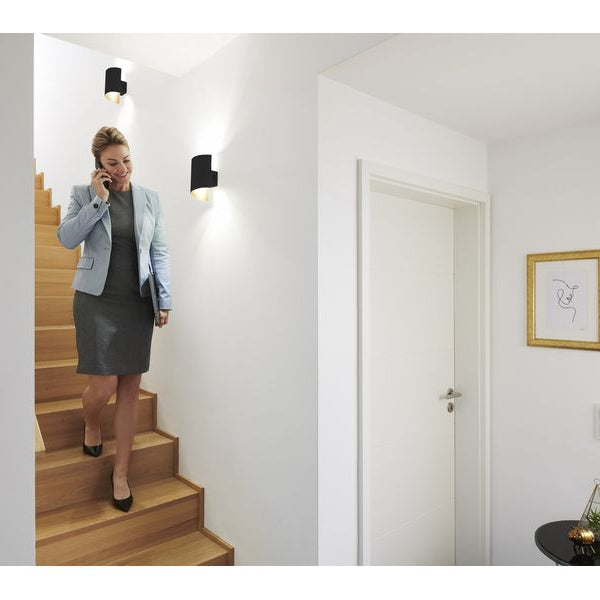 OSRAM Wandleuchte SMART+ Matter Wall Twist Black 200 x 112 mm, TW