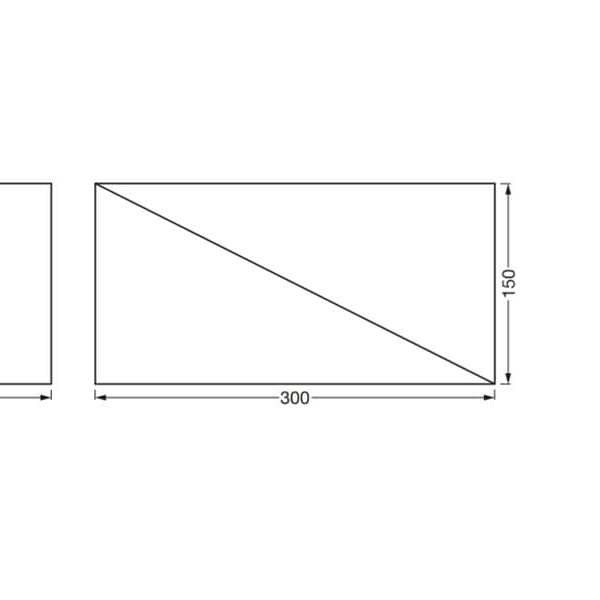 OSRAM Wandleuchte SMART+ MATTER Wall Swan 300 x 150 mm TW