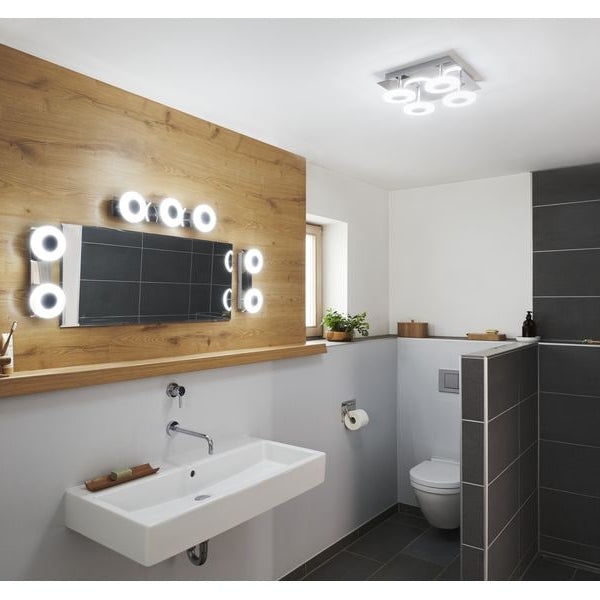 OSRAM Wandleuchte SMART+ Matter Orbis Wall Wave 300 x 300 mm, TW