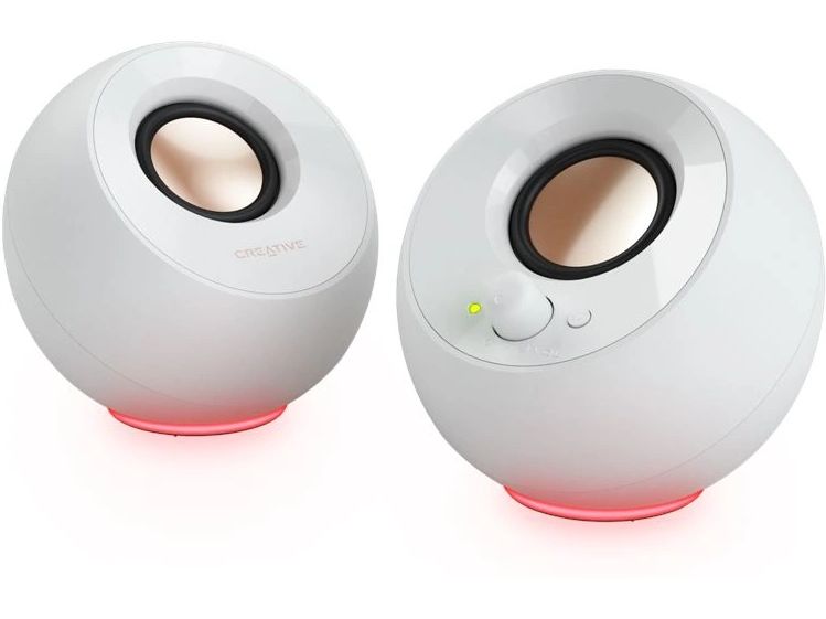 CREATIVE PC-Lautsprecher Pebble SE weiss