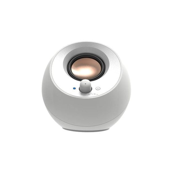 CREATIVE PC-Lautsprecher Pebble V3 weiss