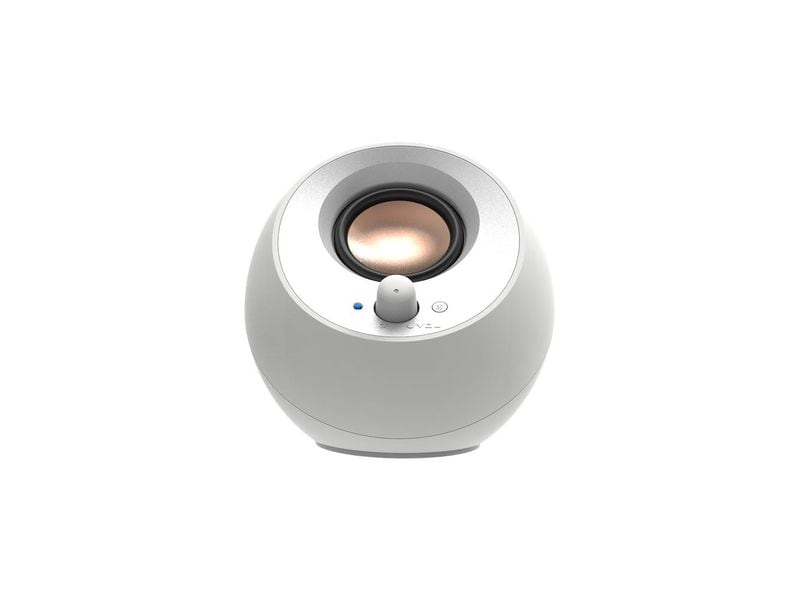 CREATIVE PC-Lautsprecher Pebble V3 weiss