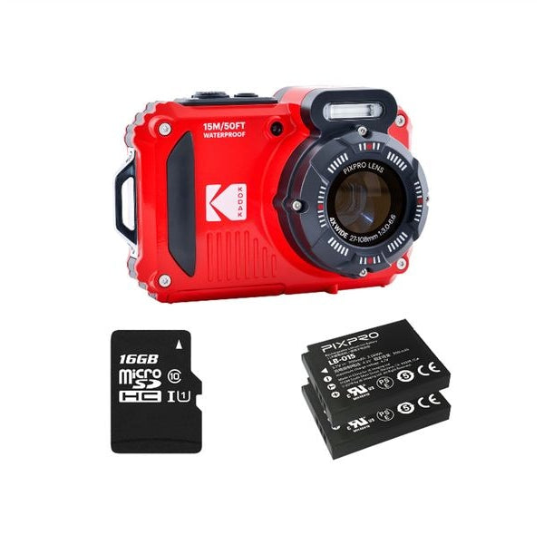 Kodak Unterwasserkamera PixPro WPZ2 Kit Rot