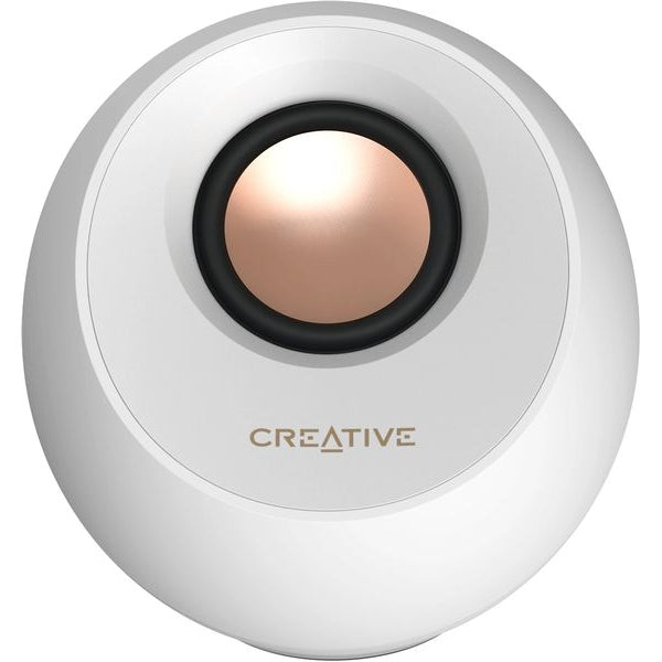 CREATIVE PC-Lautsprecher Pebble Pro weiss