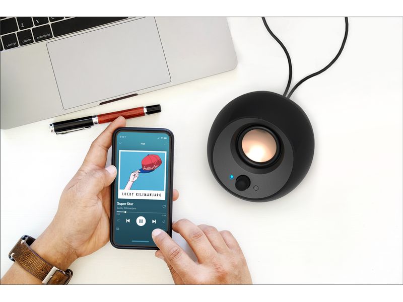 CREATIVE PC-Lautsprecher Pebble V3 schwarz