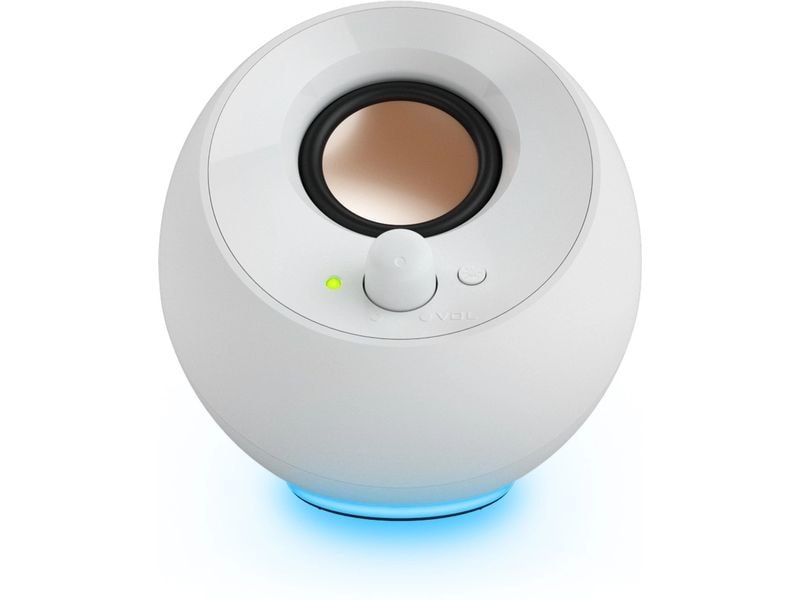 CREATIVE PC-Lautsprecher Pebble SE weiss