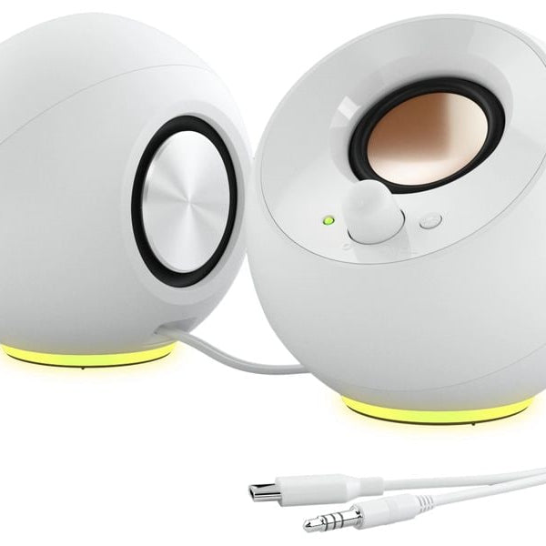 CREATIVE PC-Lautsprecher Pebble SE weiss