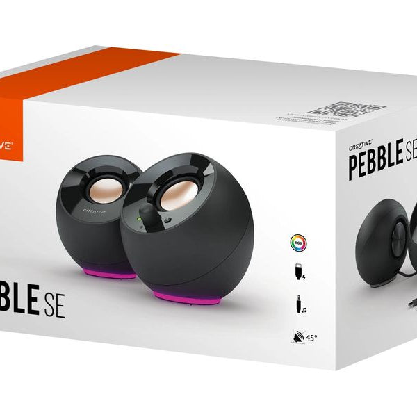 CREATIVE PC-Lautsprecher Pebble SE schwarz