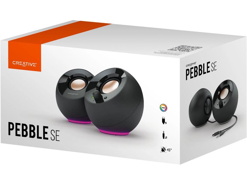 CREATIVE PC-Lautsprecher Pebble SE schwarz