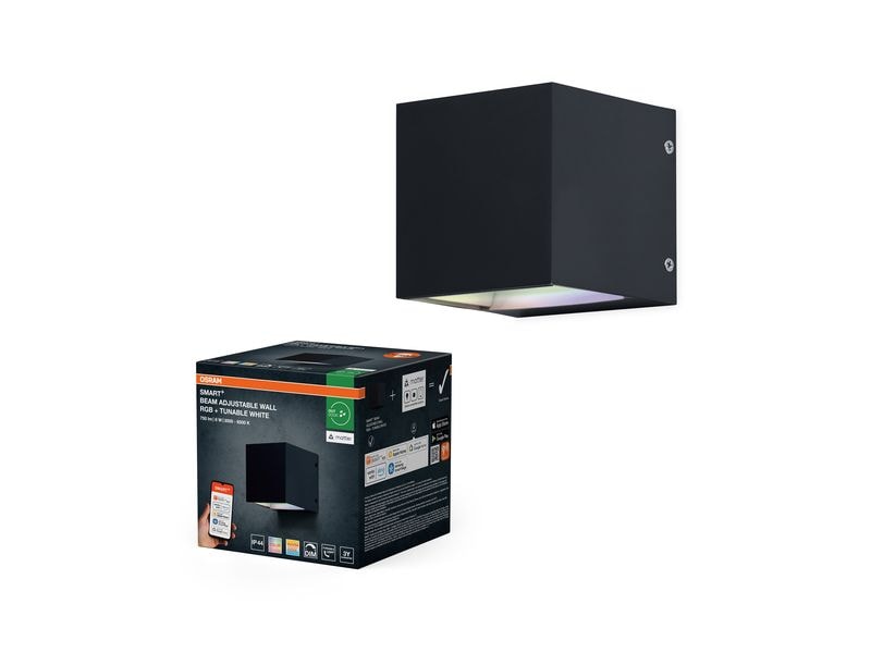 OSRAM Outdoor Wandleuchte SMART+ Matter Beam Adjust Wall RGBW