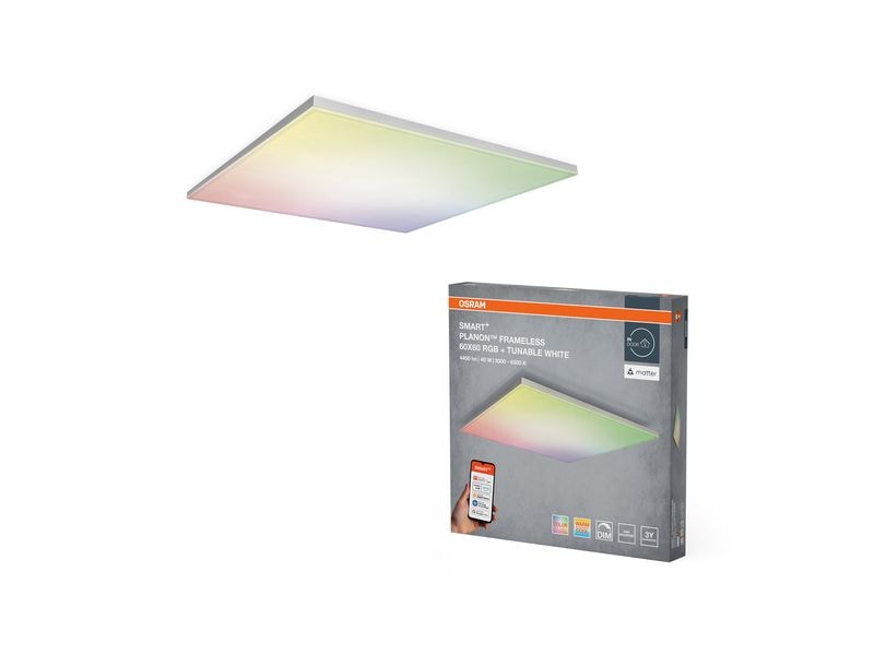 OSRAM LED-Panel SMART+ Matter Frameless Square 600 x 600 mm, RGBW