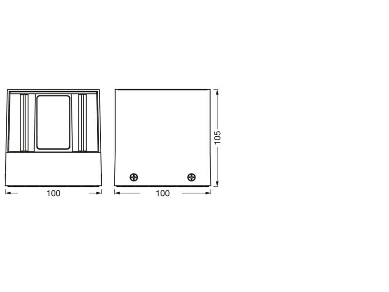 OSRAM Outdoor Wandleuchte SMART+ Matter Beam Adjust Wall RGBW