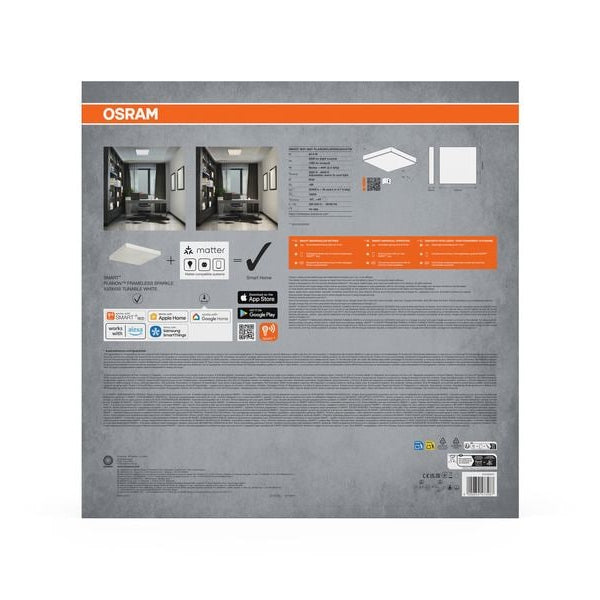 OSRAM LED-Panel SMART+ Matter Planon Sparkle 450 x 450 mm TW