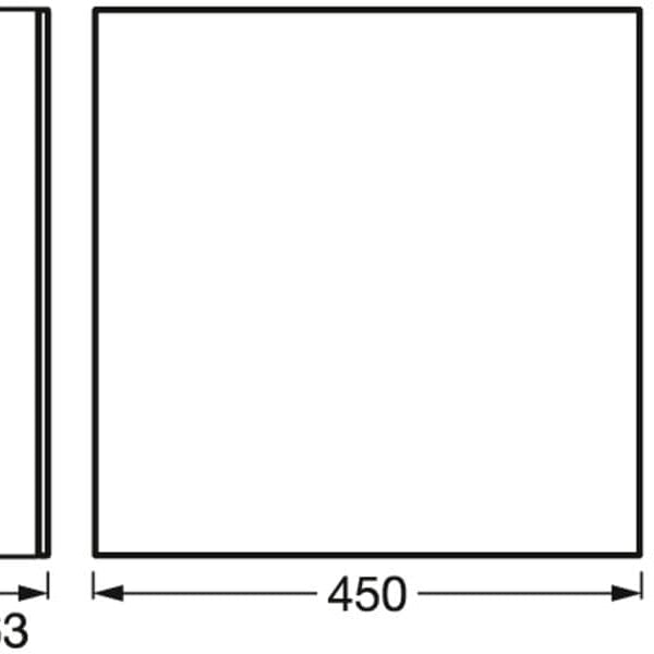 OSRAM LED-Panel SMART+ Matter Planon Sparkle 450 x 450 mm TW