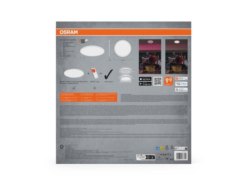 OSRAM LED-Panel Smart+ Orbis Ceiling 400 mm, RGBW