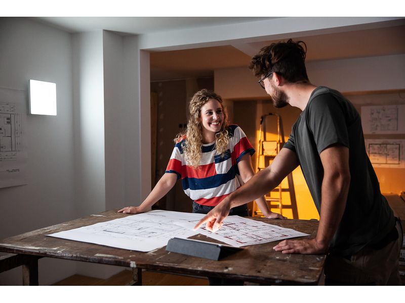 OSRAM LED-Panel SMART+ Matter Frameless Square 300 x 300 mm, TW