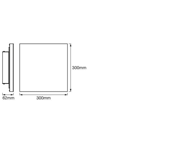OSRAM LED-Panel SMART+ Matter Frameless Square 300 x 300 mm, TW