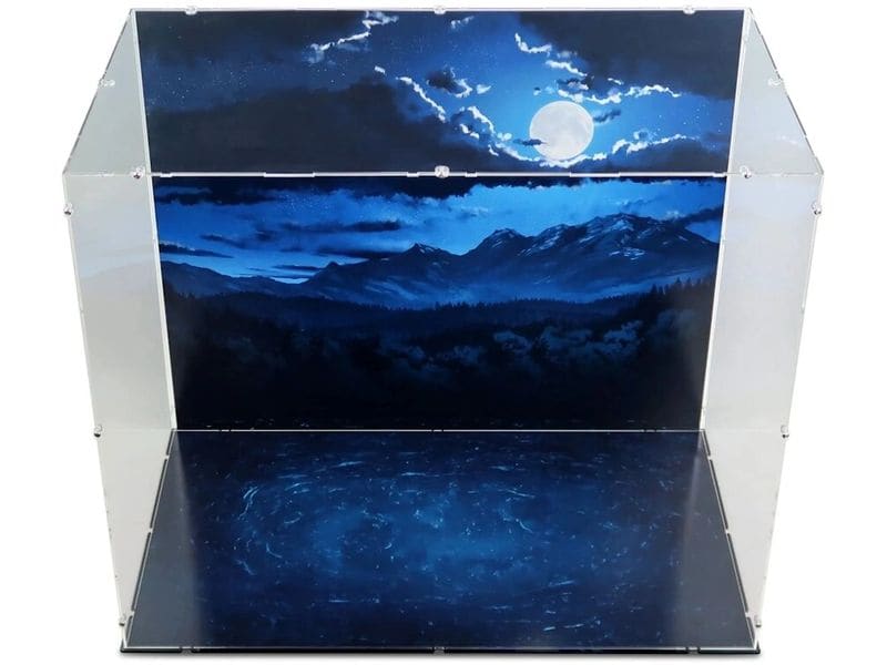 iDisplayit Acryl-Display für LEGO 71043 Harry Potter Schloss Hogwarts