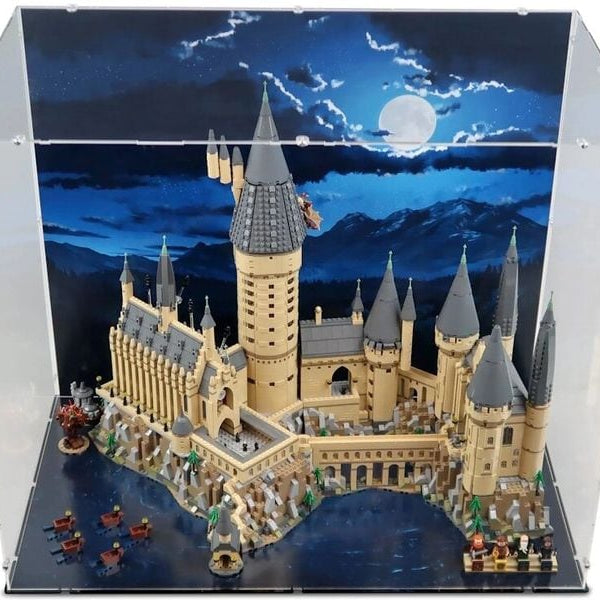 iDisplayit Acryl-Display für LEGO 71043 Harry Potter Schloss Hogwarts