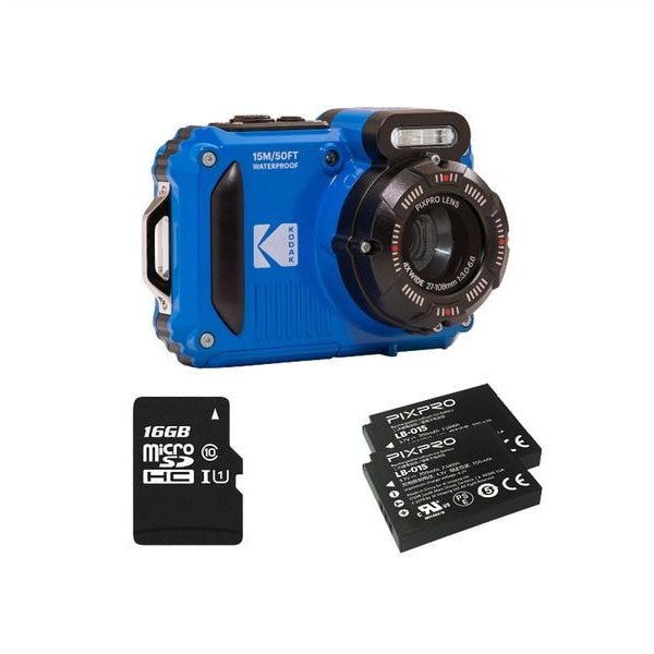 Kodak Unterwasserkamera PixPro WPZ2 Kit Blau