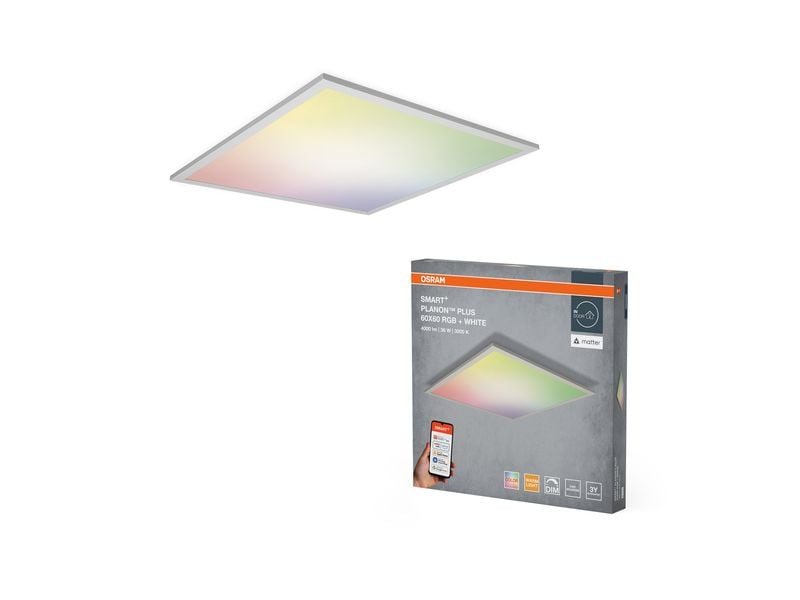 OSRAM LED-Panel SMART+ Matter Planon Plus 600 x 600 mm RGBW