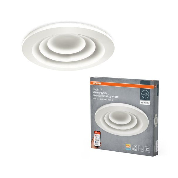 OSRAM Deckenleuchte SMART+ Matter Spiral 500 mm, TW