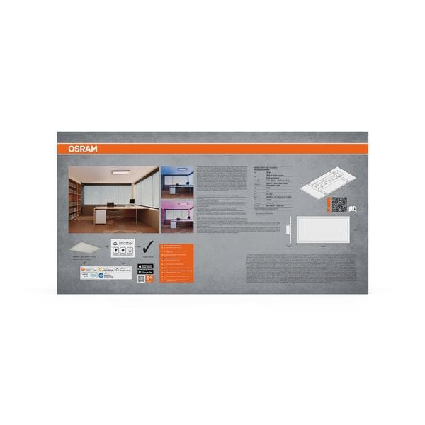 OSRAM LED-Panel SMART+ Matter Planon Plus 600 x 300 mm RGBW