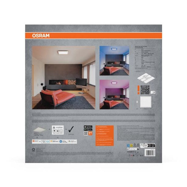 OSRAM LED-Panel SMART+ Matter Planon Plus 450 x 450 mm RGBW