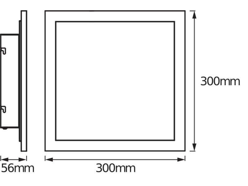 OSRAM LED-Panel SMART+ Matter Planon Plus 300 x 300 mm RGBW