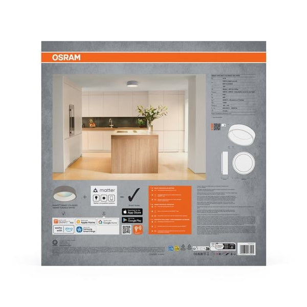 OSRAM Deckenleuchte SMART+ Matter Cylinder 450 mm, TW