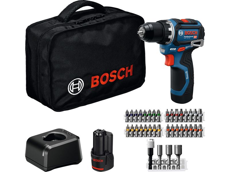 Bosch Professional Akku-Bohrschrauber GSR 12 V-32 Kit