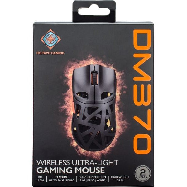 DELTACO Gaming-Maus GAM-188 DM370, 12000 dpi, Black