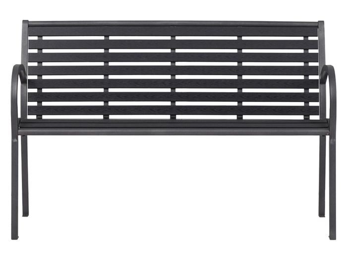 Schou Gartenbank Karla 124 x 60 x 79cm – Schwarz