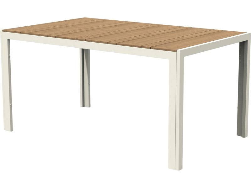 Schou Tisch Noah 150 x 90cm – Grau, Teak